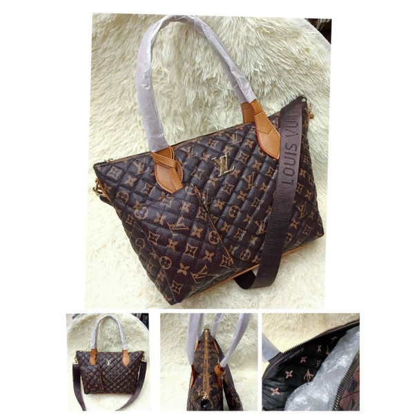 Tas tote bag Lv mono damier anak beranak/ sling bag/ selempang