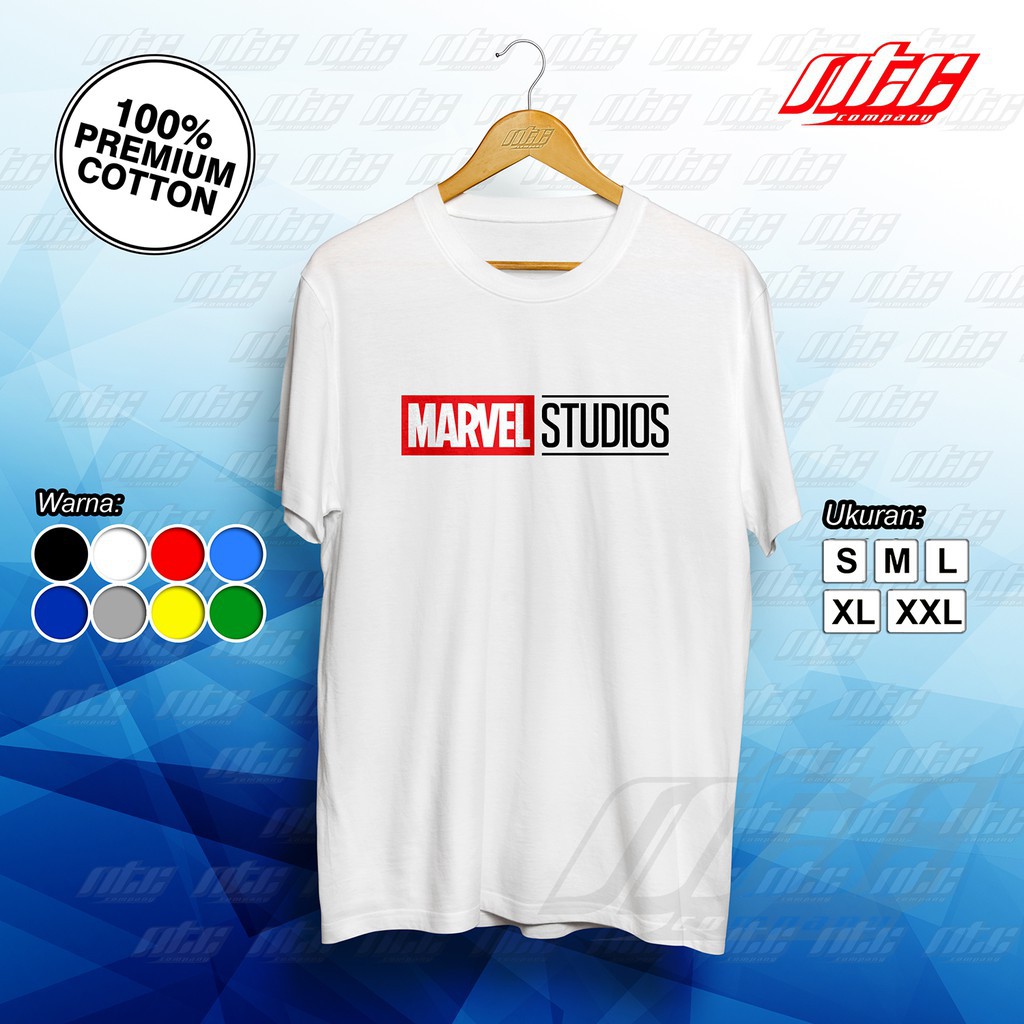 Kaos / T-shirt / Baju Logo Marvel Studio Original Terbaru -MITRA