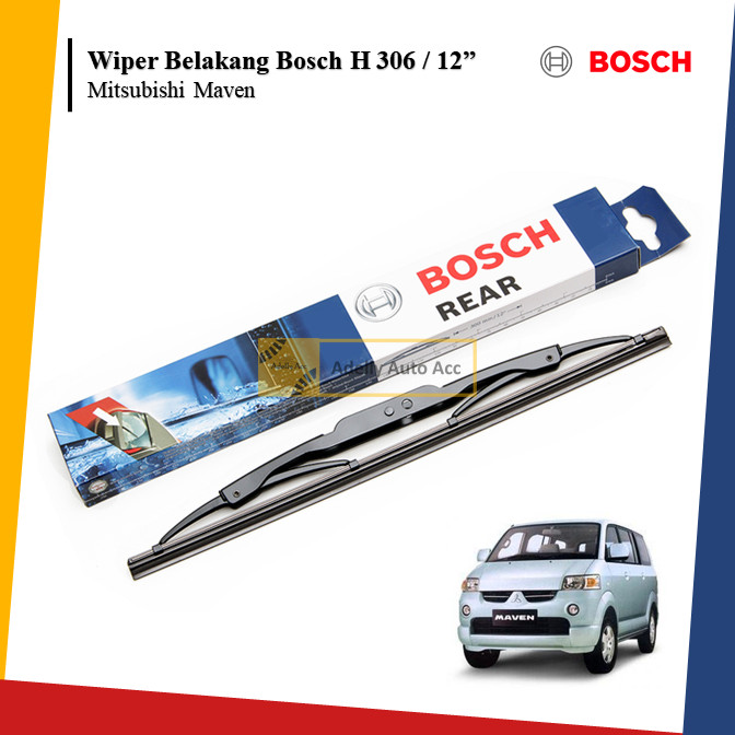 Rear Wiper Belakang BOSCH H 306 -12 Inch Mobil Mitshubishi Maven