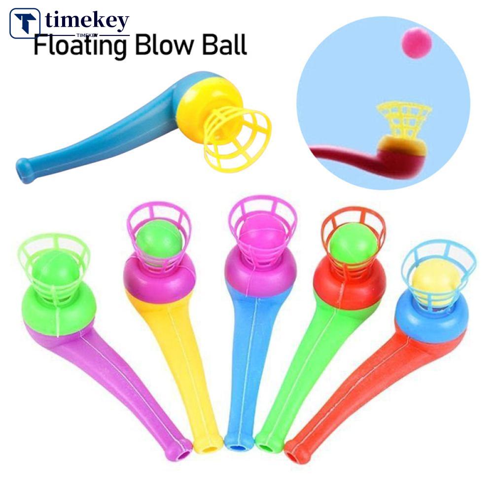 Timekey Mainan Bola Tiup Melayang Bahan Plastik Gaya Tradisional Klasik Untuk Anak C4H8