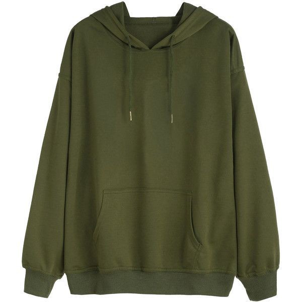 [BAYAR DITEMPAT] Sweater Hoodie Jumper | Sweater polos wanita & pria-HIJAU ARMY