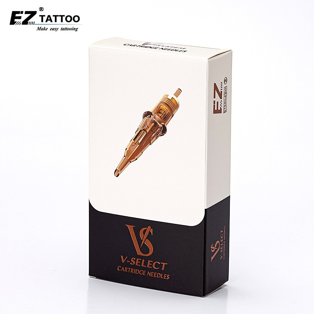 

PRODUK IMPORT EZ V-Select Cartridge Needles #12 (0.35 mm) Round Liner Tattoo Needles Elastic