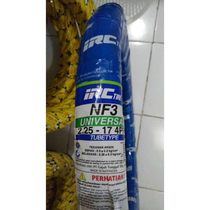 Ban luar IRC 225 17 nf 3 kembang lurus