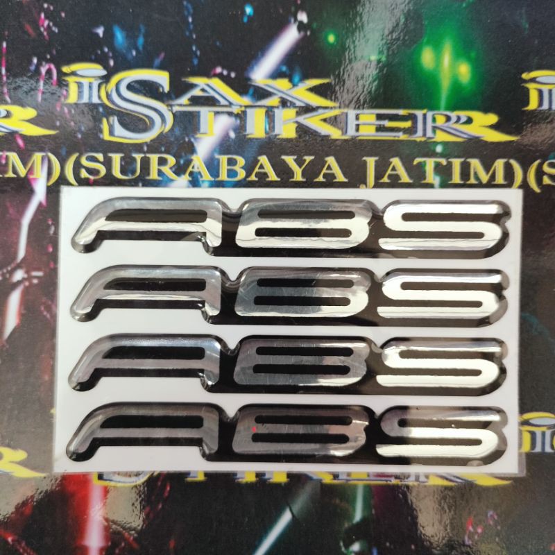 

Stiker ABS timbul tebal