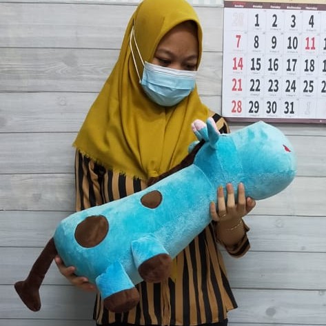 Guling Jerapah Lying 55cm/Boneka Giraffe/Animal Boneka