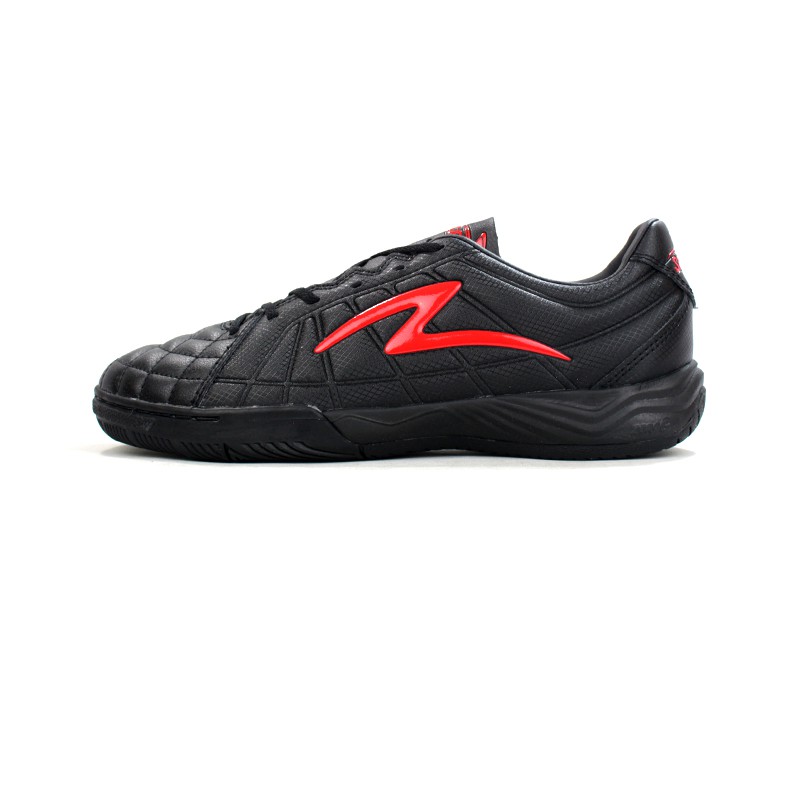 SEPATU FUTSAL SPECS METASALA KAZE IN BLACK EMPEROR RED