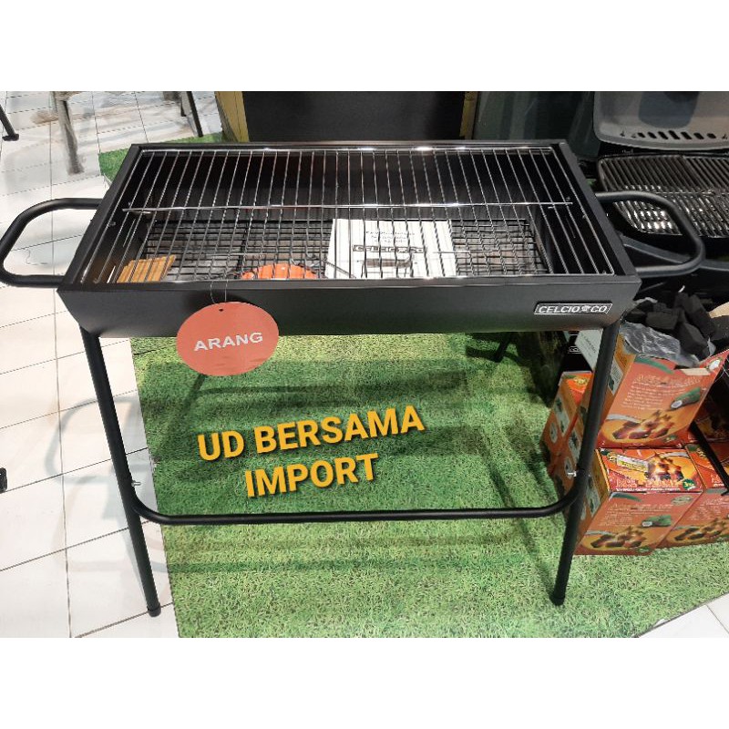 bbq grill alat pemanggang arang celcio &amp; co square