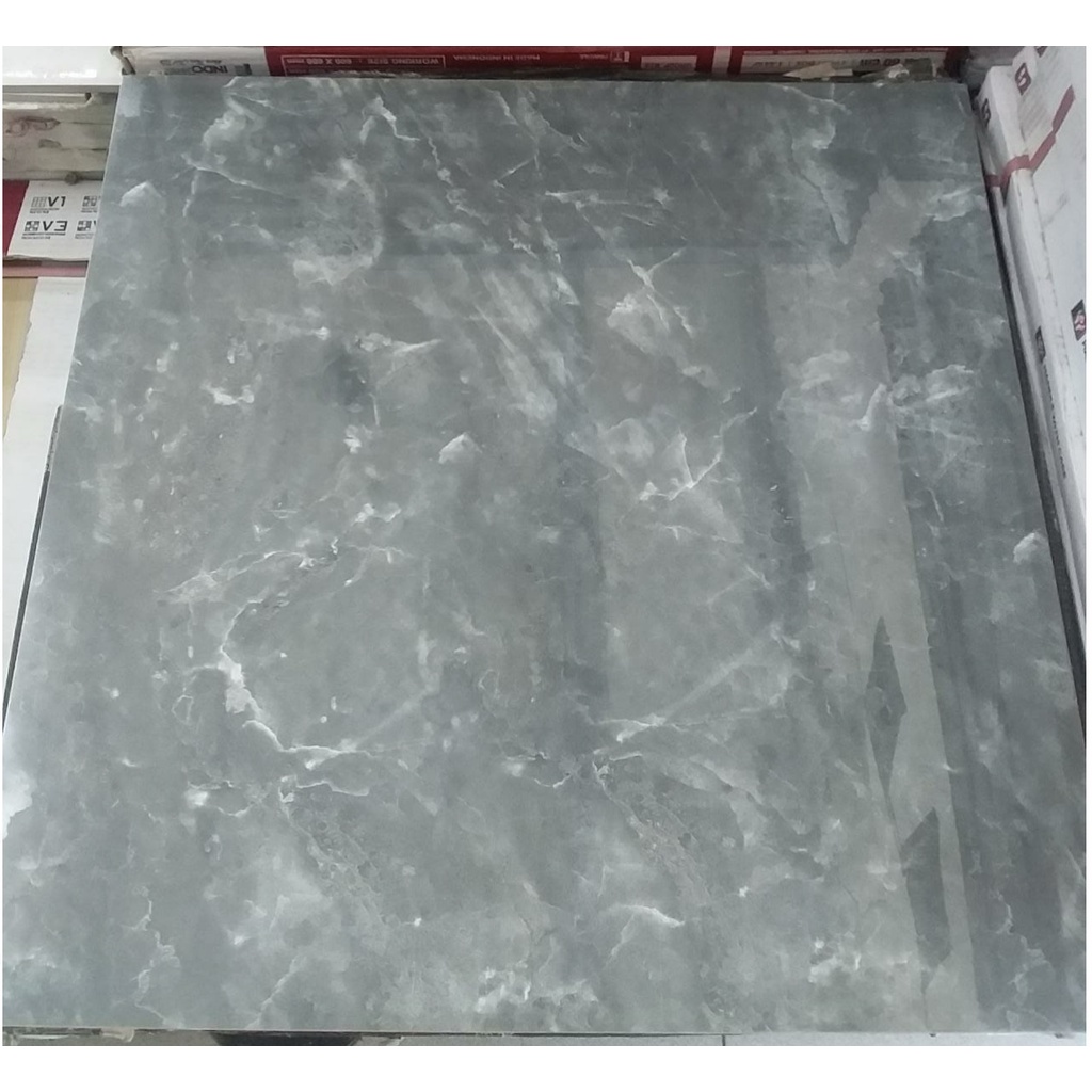 INDOGRESS GRANIT TILE BLACK ALASKA 60X60 KW1 POLISHED