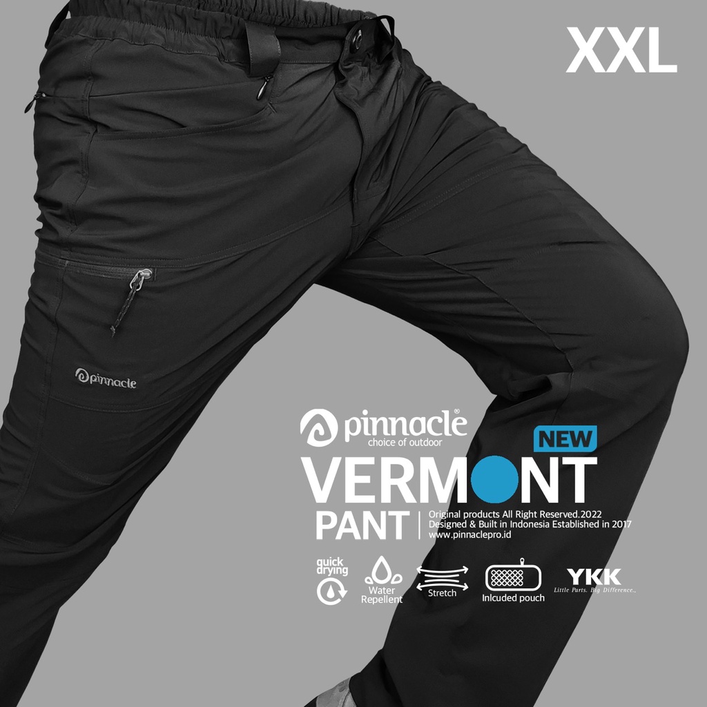 Pinnacle Vermont Pants Black - XXL