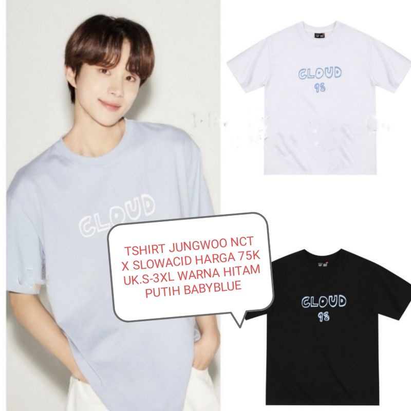 TSHIRT KAOS JUNGWOO NCT X SLOWACID