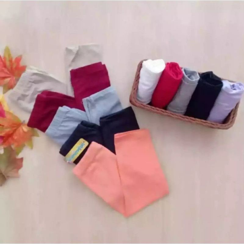 Legging Anak / Celana Legging Anak Polos Usia 2-12 Tahun