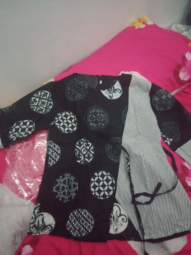 Batik Wanita Asj Sa Hrb026 Kenongo Kemeja Tosca Pendek