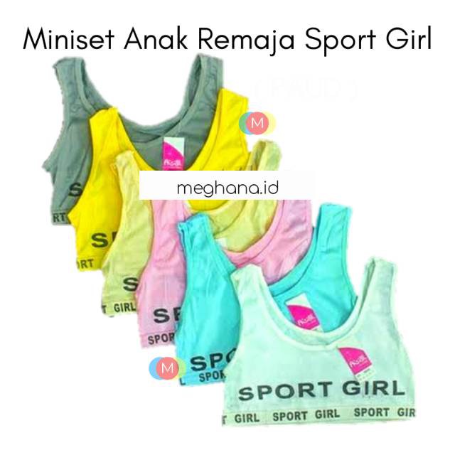 Miniset SPORT GIRL Polos Tanpa Busa  - ALEXA GROSIR