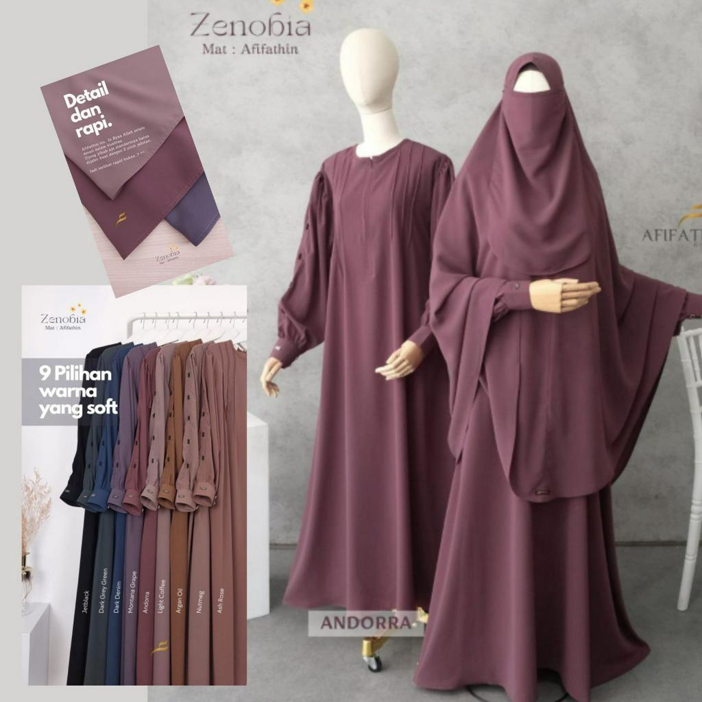 Zenobia Set Gamis Syari by Afifathin