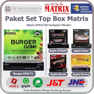 Set Top Box DVB-T2 Matrix Apple HD Terbaru