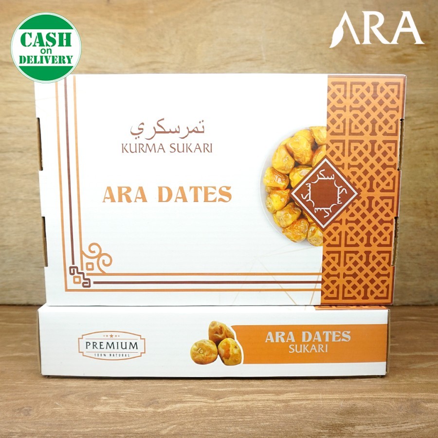 Kurma Sukari Premium ARA DATES 3 kg Original KEMTAN