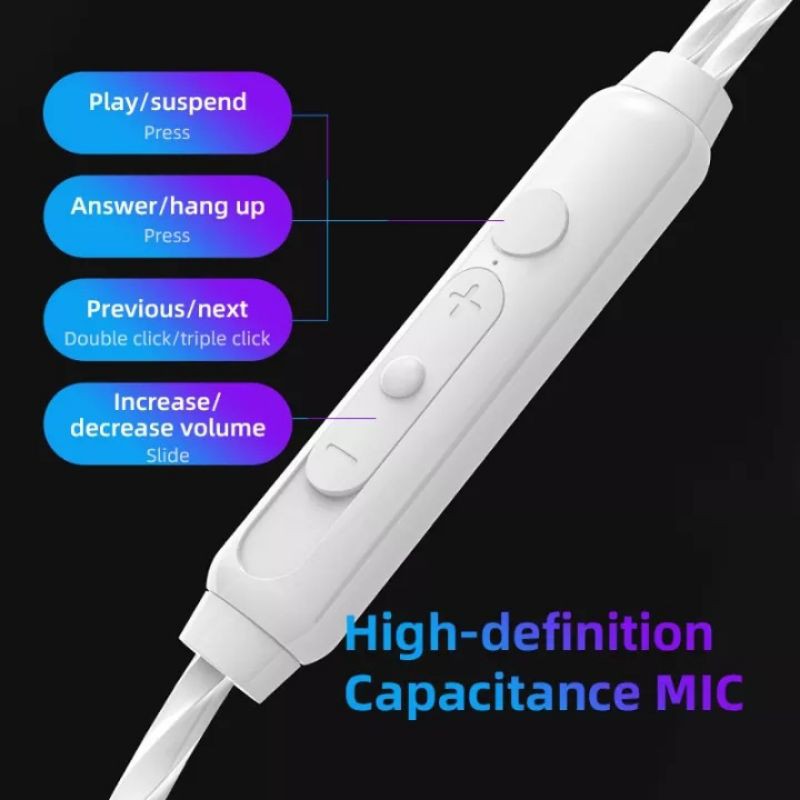 QKZ AK6-X In Ear Hifi Earphone subwoofer Sports With Mic Headset Music Headphone Gaming with Box