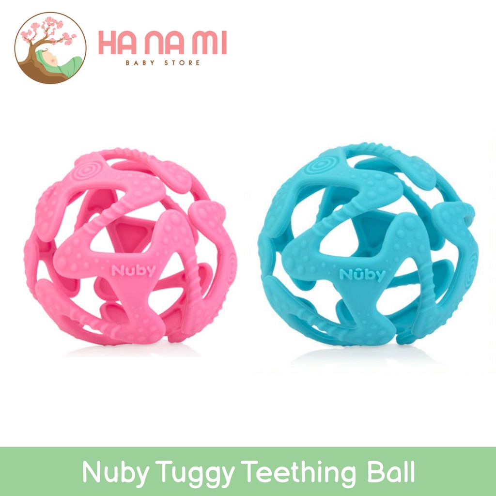 Nubby Tuggy Ball Silicone Gigitan Bayi