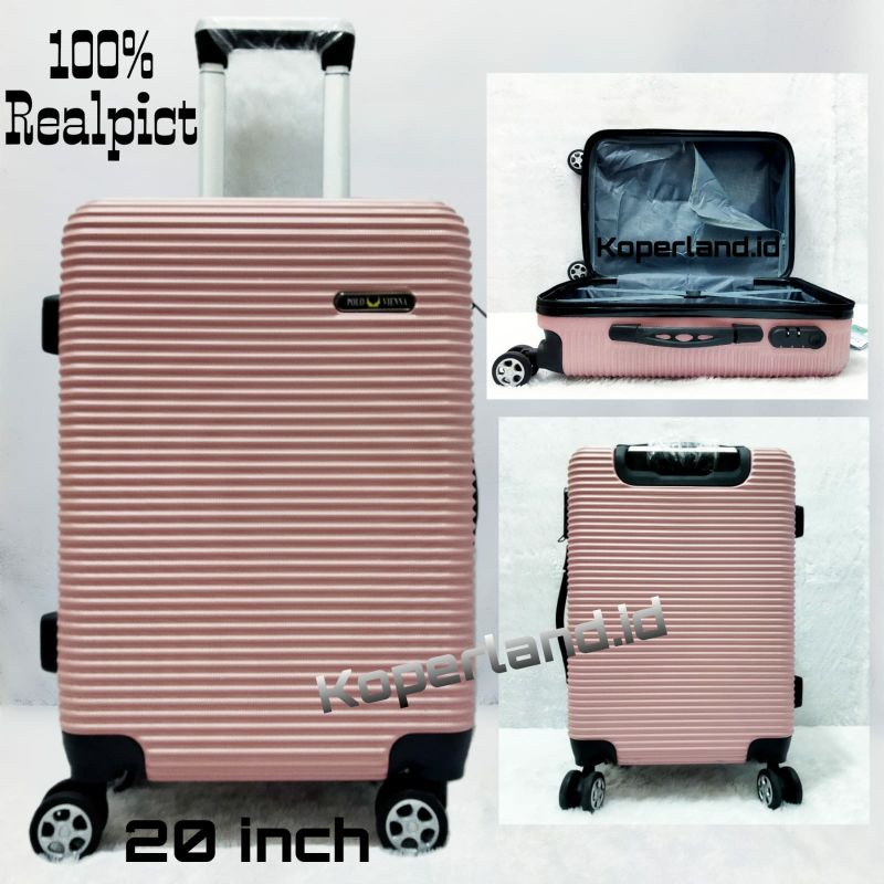 KOPER POLO 20 INCH KOPER KABIN KOPER FIBER KOPER MURAH TIDAK MUDAH PECAH 1020