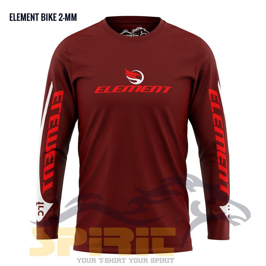 BAJU KAOS SEPEDA ELEMENT BIKE PRIA GOWES THRILL GUNUNG MTB BIG SIZE JUMBO