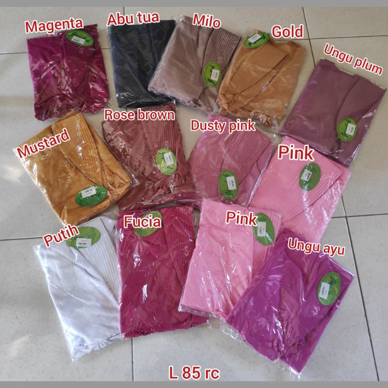 L 85 RC JILBAB BERGO ORIGINAL JAMILAH HIJAB | L 85 RC Tanpa Payet ORIGINAL Size M-6