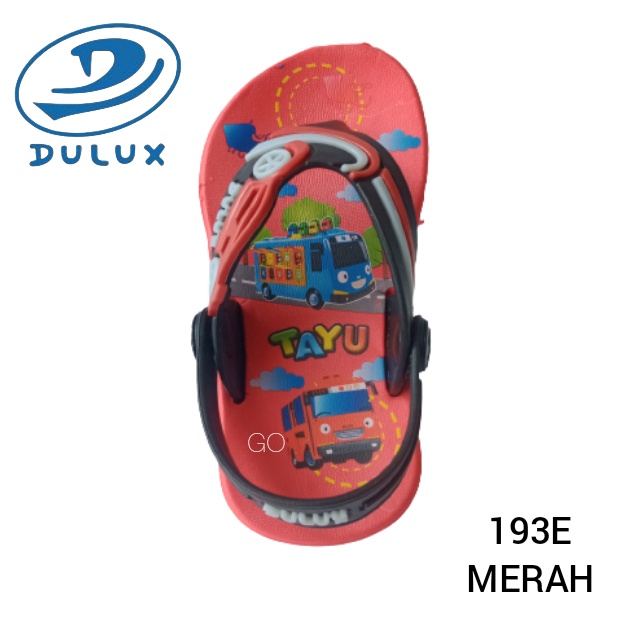 gos DULUX 193 E Sandal Jepit Anak terbaru Warna Warni Karakter Tayo