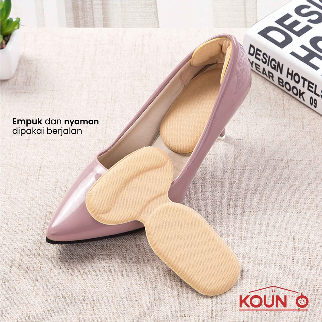 Bantalan Pelindung Tumit Dan Mata Kaki T-Shaped Insole Shoes Pad