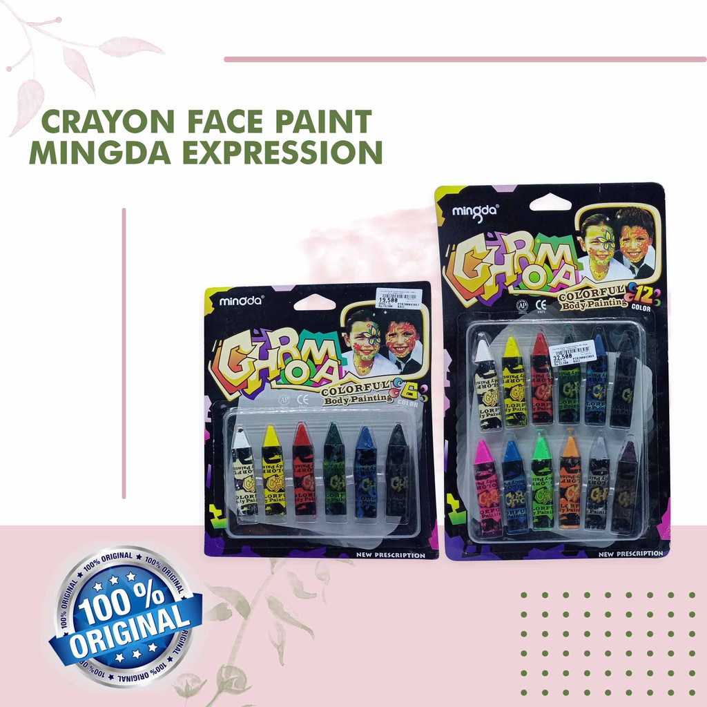 

CRAYON FACE PAINT MINODA MD-300A 6CL XPRESSION