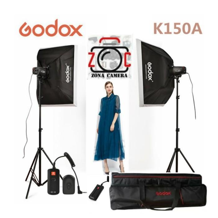 Paket Godox K150A Mini Studio Lighting Flash 150W Lampu K150 K-150A