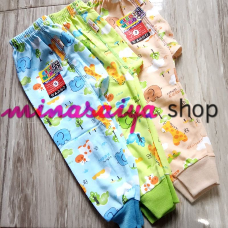 CICO MIKO 3 pcs Celana Panjang Bayi SNI Motif Uk. S - XL