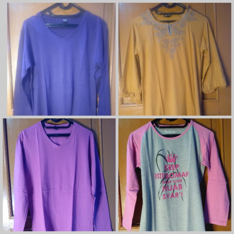 PRELOVED KAOS LENGAN PANJANG WANITA GOOD QUALITY/ PRILOVED PRIBADI