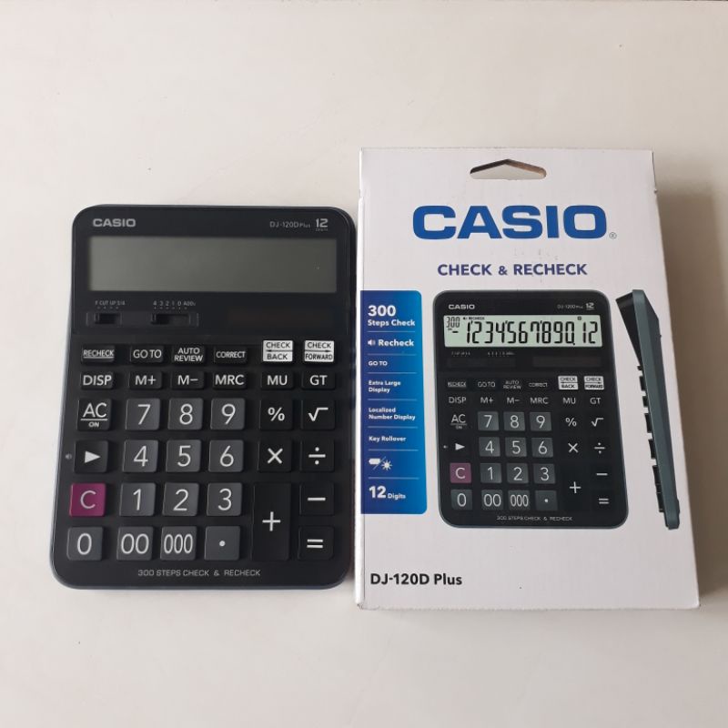 

KALKULATOR DJ-120D PLUS : CASIO