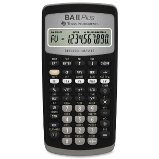 

Texas Instruments BA II Plus Financial Calculator Kuliah Sekolah