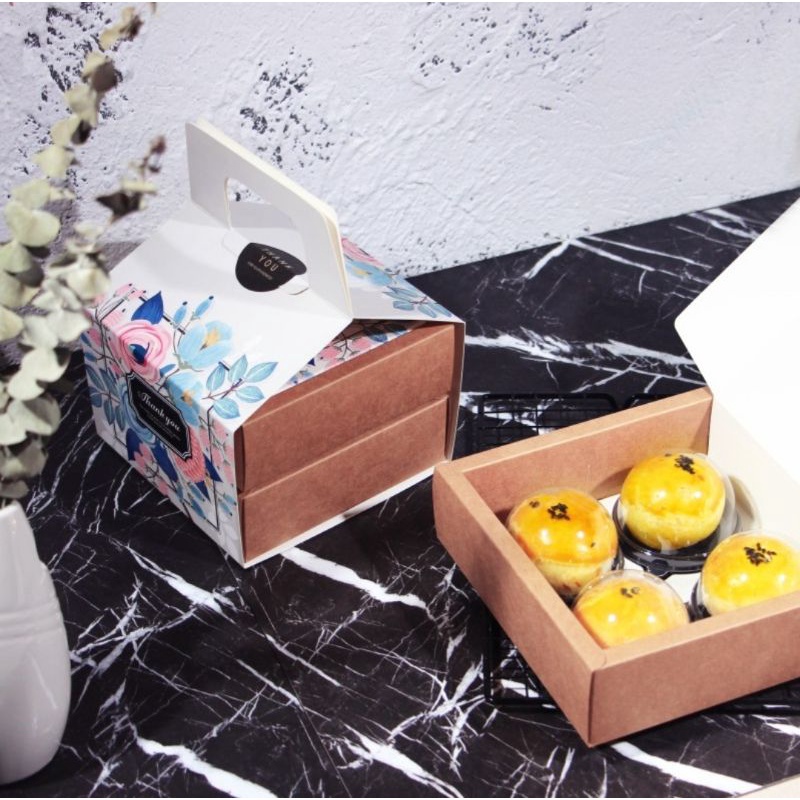 

Kotak Mooncake / Packaging Softbox Kue Bulan (50gr) isi 8