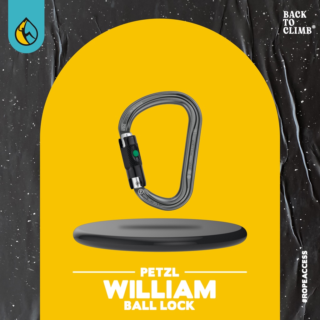 Petzl William Carabiner Ball Lock Murah