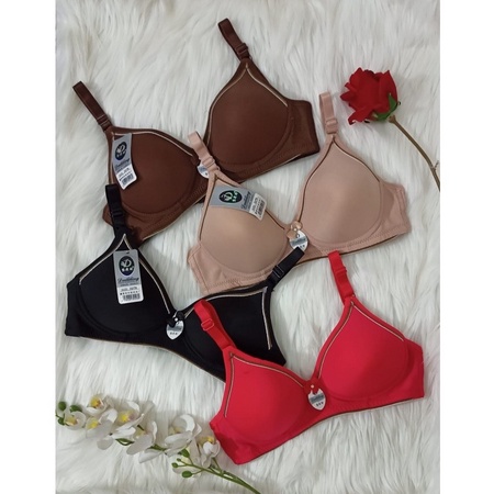 BH Bra Busa Tebal Polos | BH Tanpa Kawat Kait 2 | Size 32-34-36-38 | DAILILING