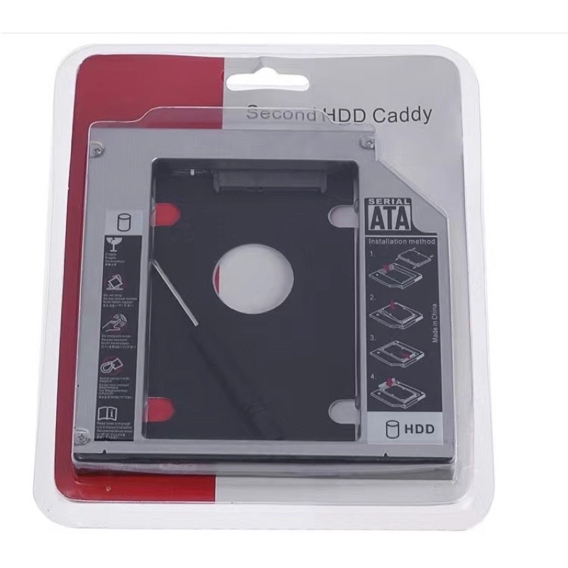 HDD CADDY TIPIS 9.5MM &amp; 12.7MM SATA / SSD CADDY SLOT HARDDISK LAPTOP