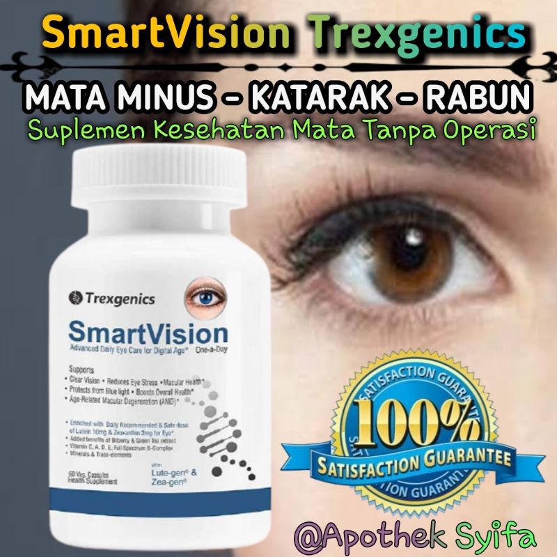 Obat Mata Katarak Trexgenics SmartVision Daily Eye Care