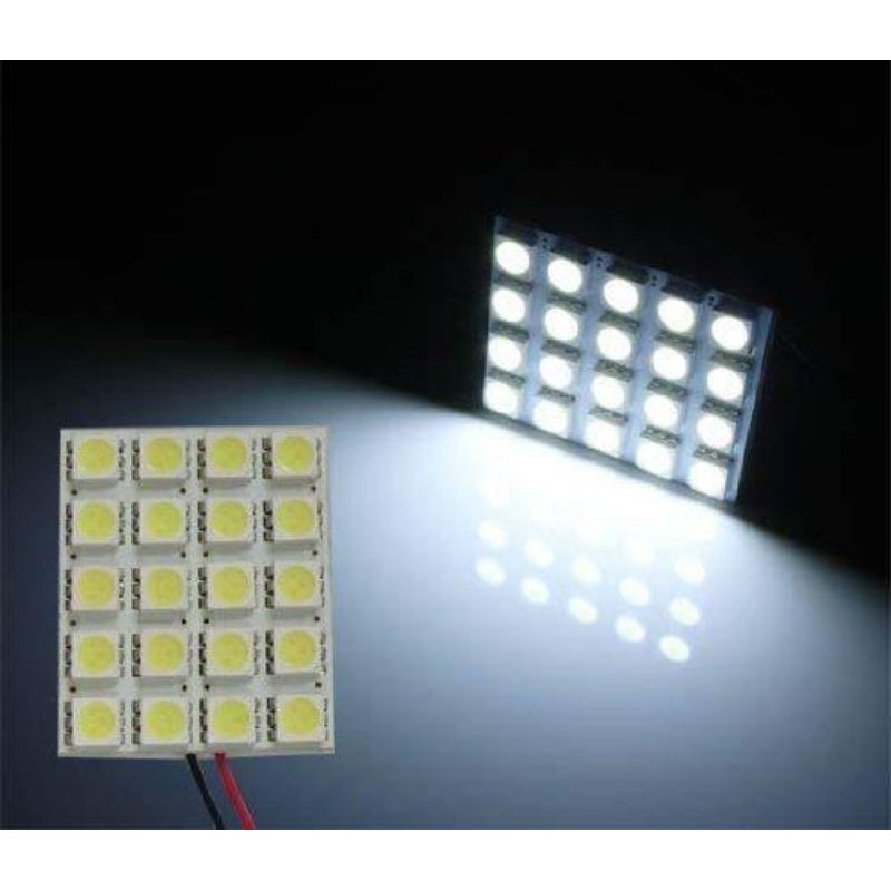 Lampu Led Plafon Mobil Led Kabin Cabin Mobil 5050 Smd 20 Chip Soket Festoon T10 Super Terang Murah