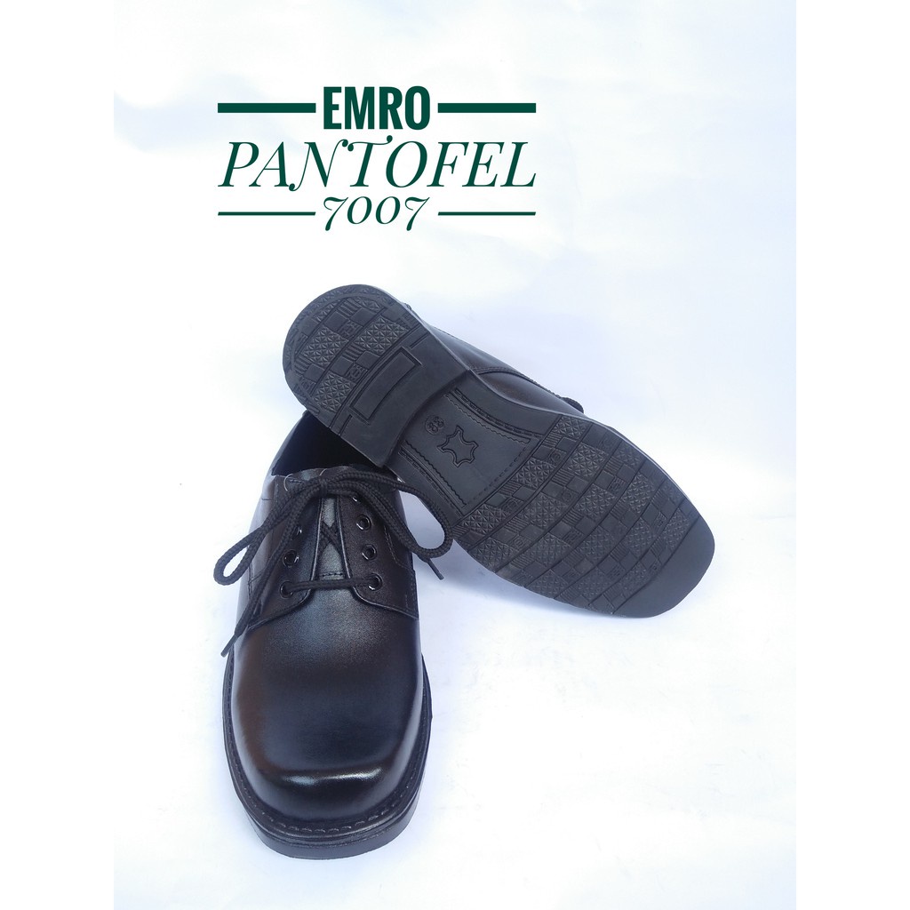 SEPATU KULIT ASLI 7007- SEPATU KULIT TALI- SEPATU KULIT ASLI TALI ANTI SLIP