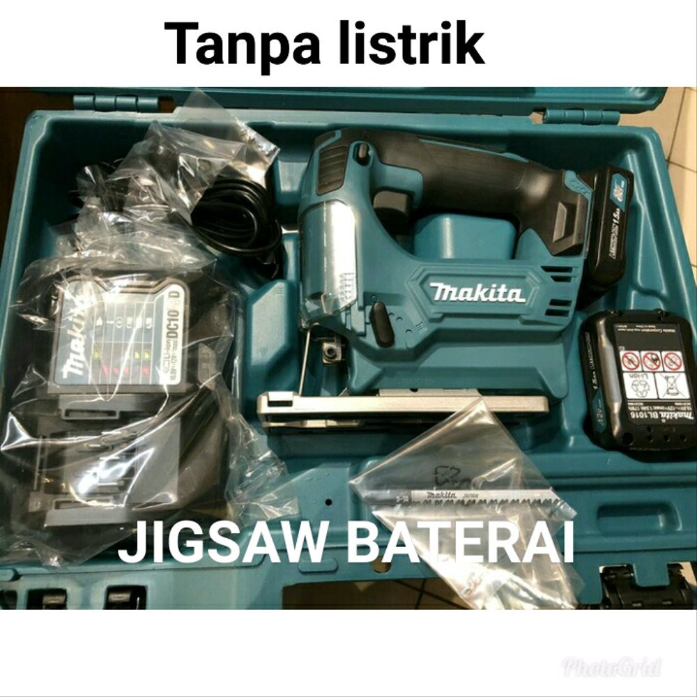 mesin jigsaw baterei MAKITA gergaji jigsaw baterai makita  Stock Terbatas
