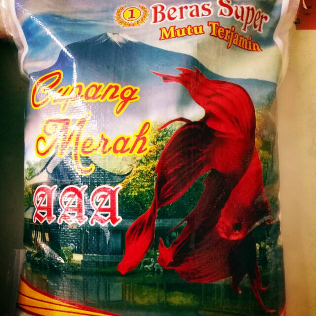 

BERAS SUPER CUPANG MERAH AAA 15 KG