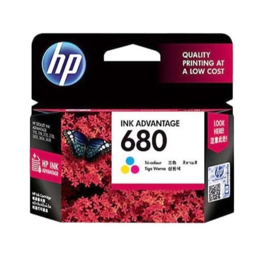 Tinta HP 680 Colour Ink Cartridge - For 2135, 3635 / Color Original