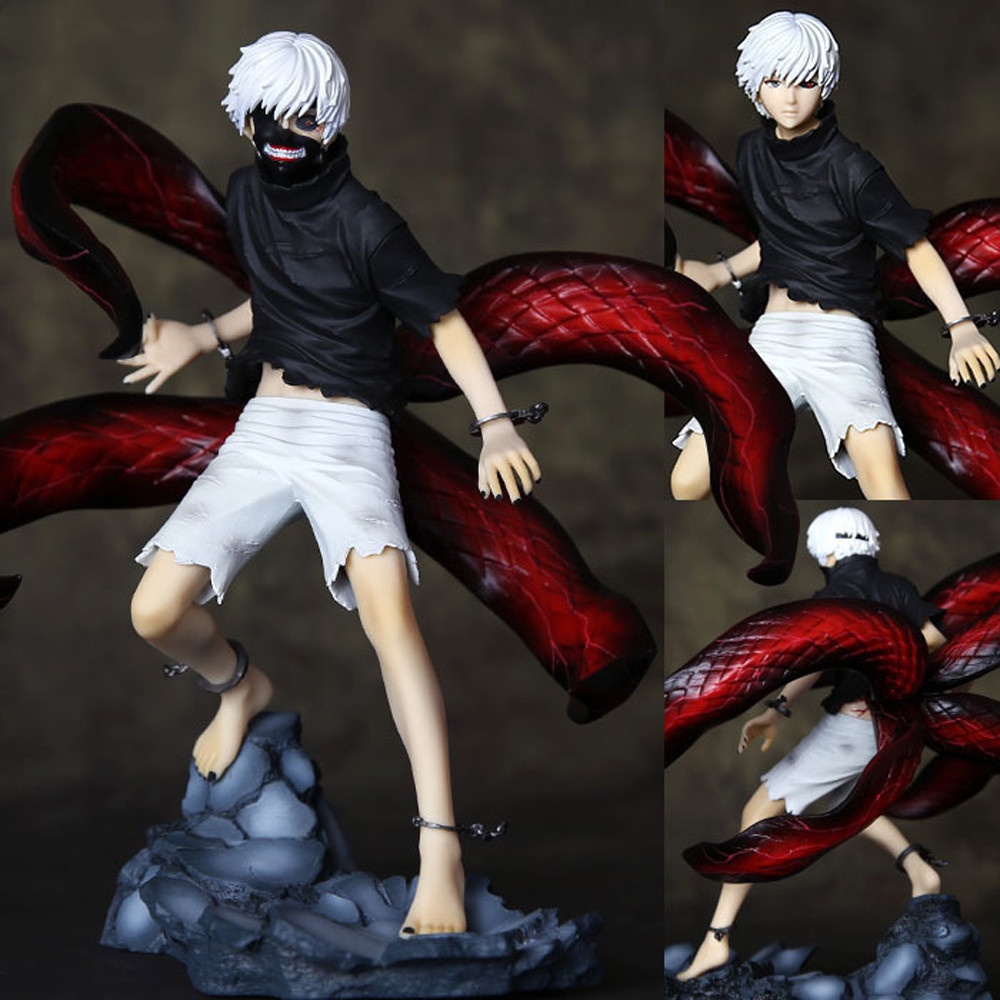 MXBEAUTY Decoration Ken Kaneki Figure Gift Awakened Ken Kaneki Tokyo Ghoul Anime Model Toy Good PVC 1/8 Scale 2 Heads Collectibles Action Figure