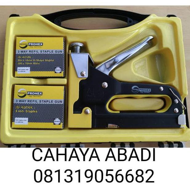 

Jual Staples / Stapler Gun Tembakan Set Box Prohex