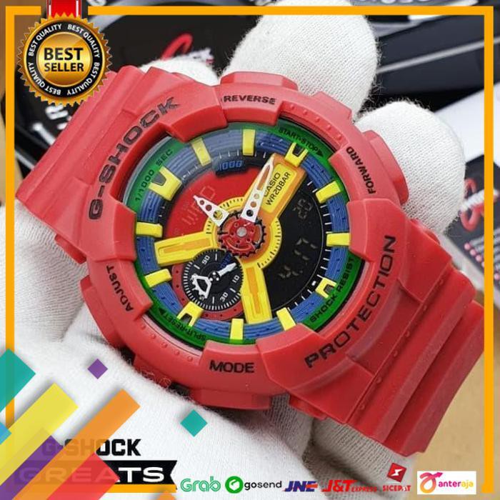 PROMO.. JAM TANGAN PRIA MERK CASIO G-SHOCK MIYOTA TYPE : GA110 BATERAI BOX 4 ..TERMURAH