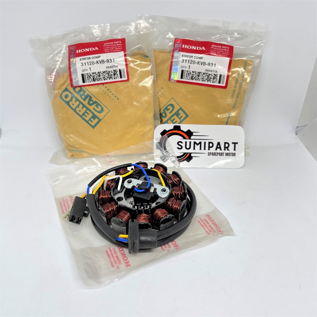 Spull Spul Assy Pulser Motor Honda Vario Lama Karbu Old 110 Cw Techno Cbs Non Led Kvb