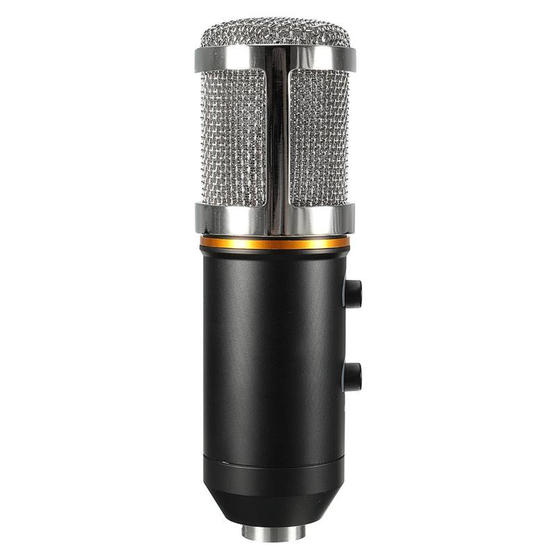 Mic MK F200TL Condenser Microphone 3.5mm dengan Stand Mic