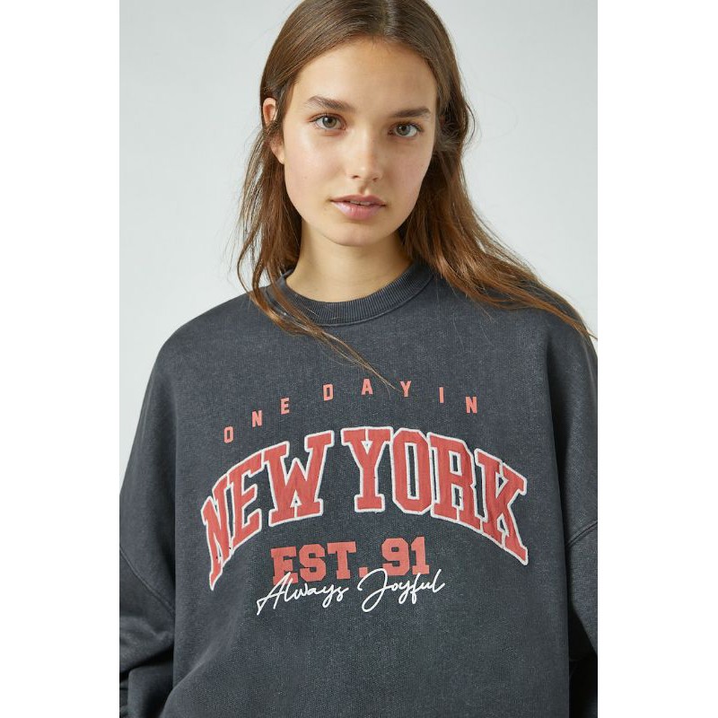 S- XXXXXL(6XL) Sweatshirt NEW YORK Crewneck NY EST 91 Unisex BIGSIZE OVERSIZE Sweater NYC hnm