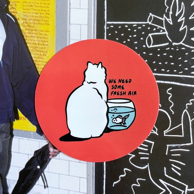 

We Need Some Fresh Air Vinyl Sticker